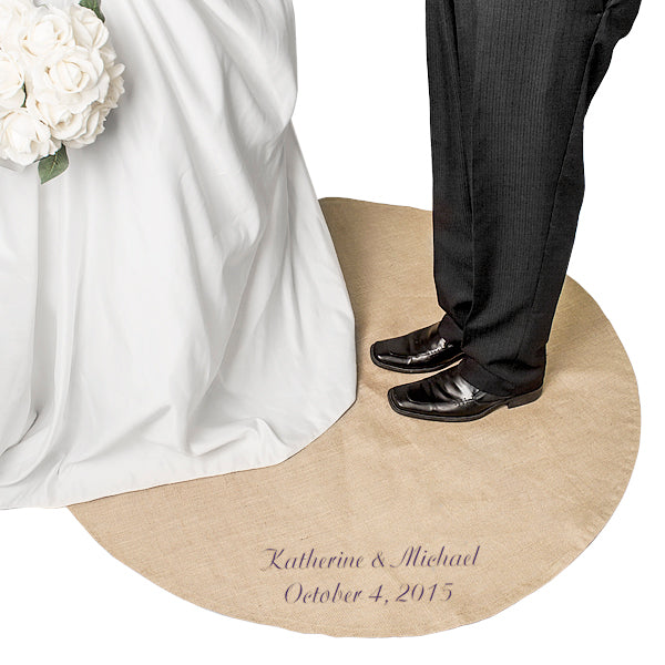 Personalized Keepsake Wedding Vow Rug