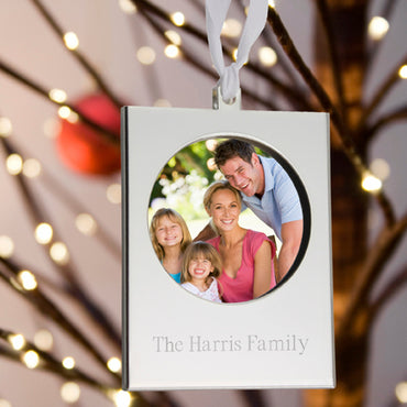 Silver Frame Ornament