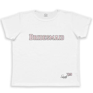 Women's Collegiate Bridesmaid T-shirt