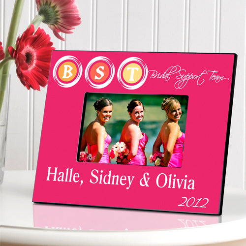 Bridal Support Team Frame - Pink