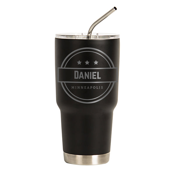 Personalized 30 oz. Groomsmen Stainless Steel Double-Walled Tumbler