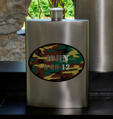 Guys Party Flask - Camo