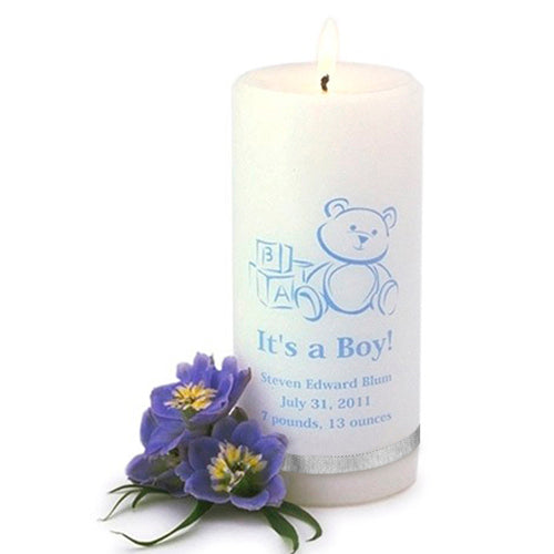 It's A Boy Candle