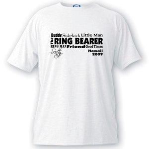 Text Series Ring Bearer T-shirt