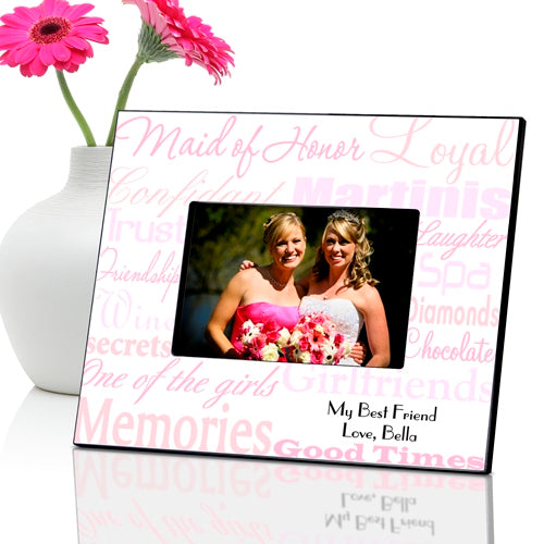 Maid of Honor Frame - Shades of Pink
