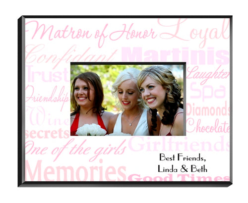 Matron of Honor Frame - Shades of Pink