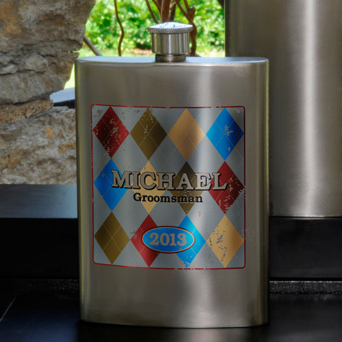 Wingman's Flask - Argyle Design